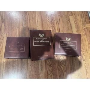 US POSTAL GOLDEN REPLICAS OF UNITED STATES ALBUM 180+ STAMPS 22kt Gold 1980s-90s